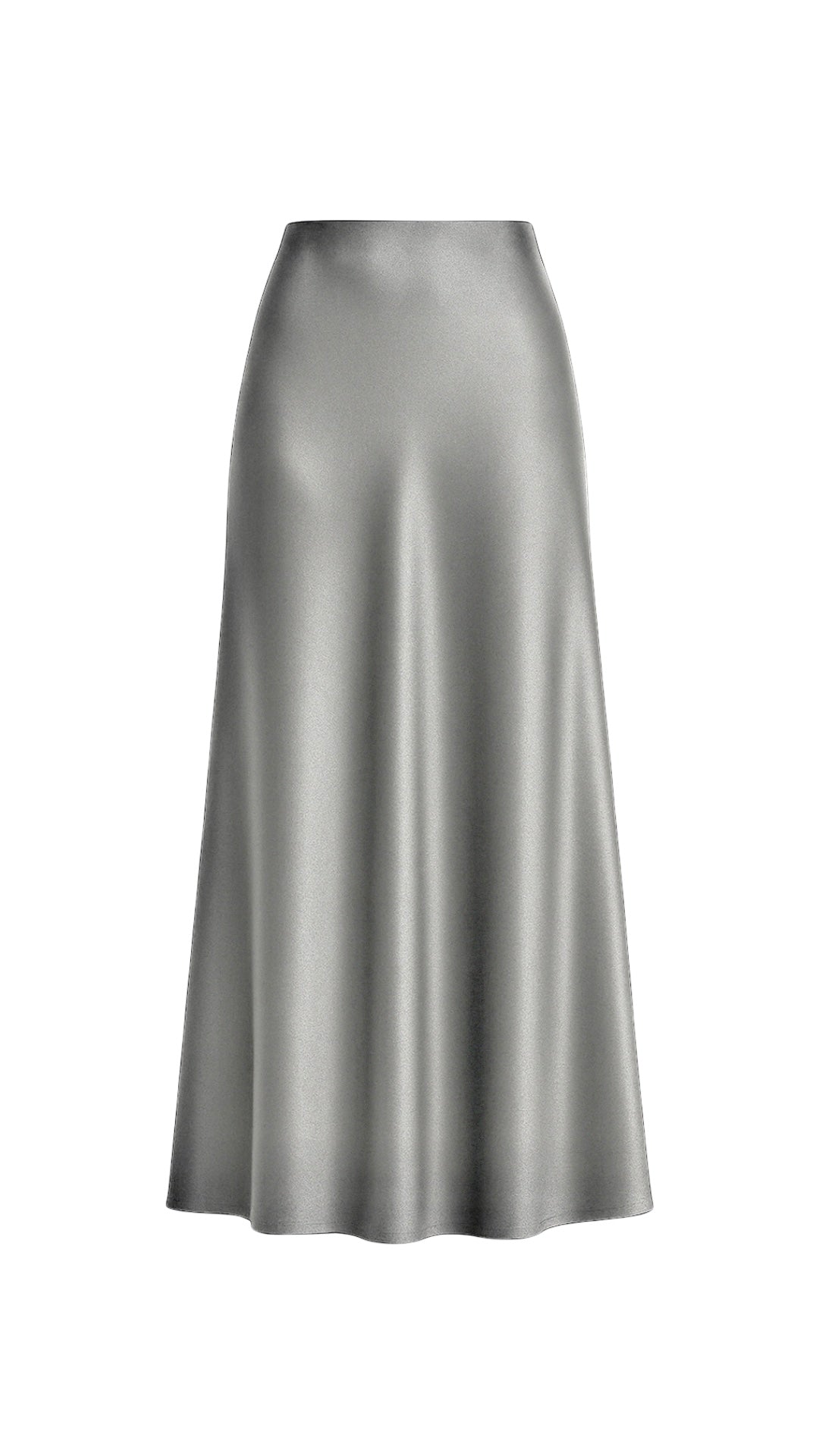 Tall Classic Satin Maxi Skirt  - Midnight Edit