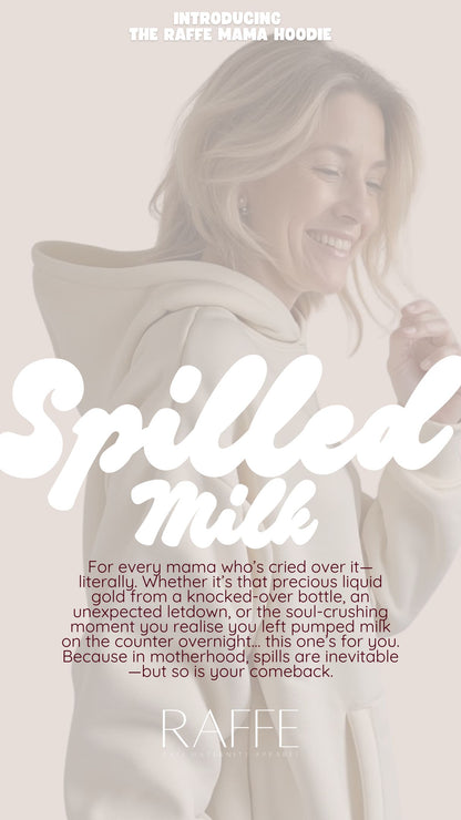 Raffe Mama Hoodie - Spilled Milk