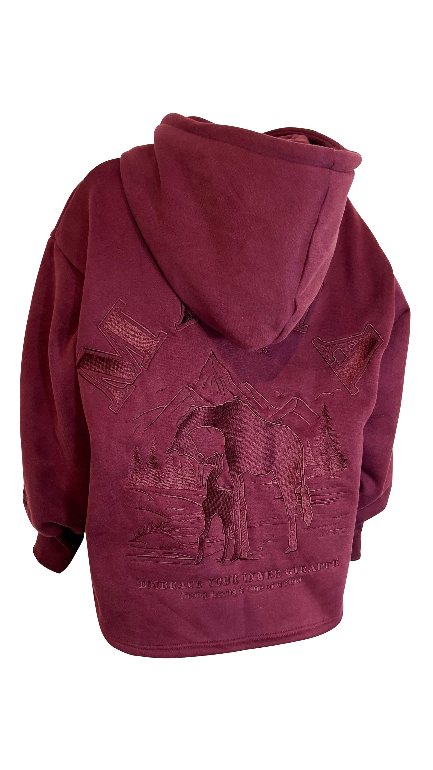 Raffe Mama Hoodie - Merlot Mama