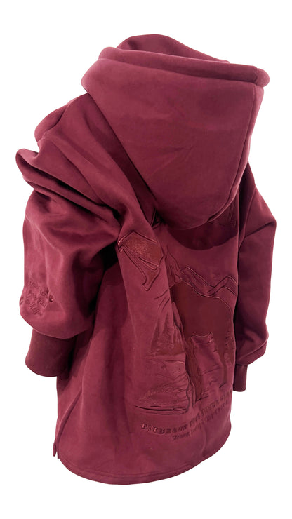 Raffe Mama Hoodie - Merlot Mama