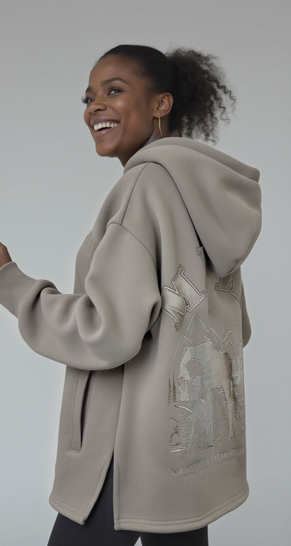 Raffe Mama Hoodie - Neutral Ground