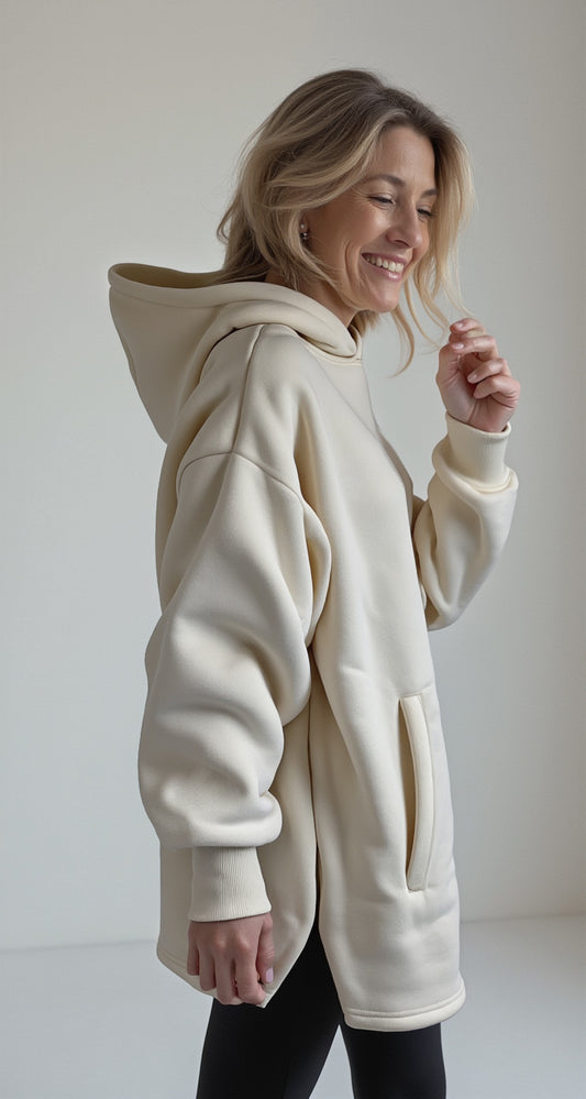 Raffe Mama Hoodie - Spilled Milk